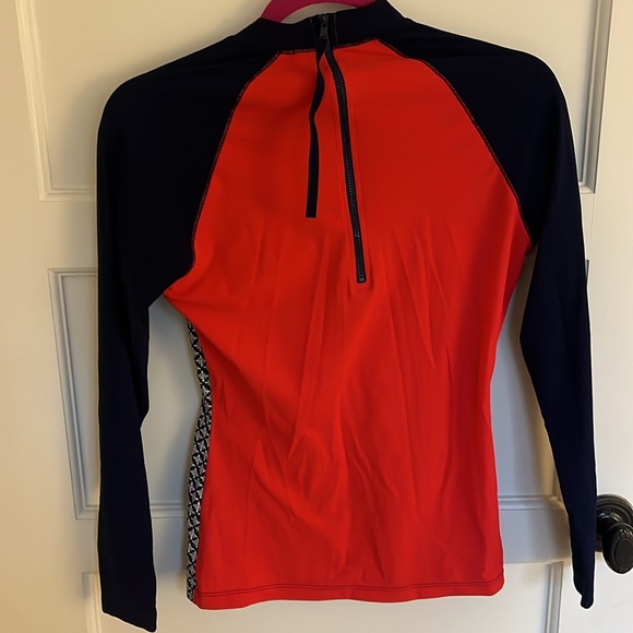 Tory Burch surf shirt / rash guard size M women’s - Picture 4 of 5
